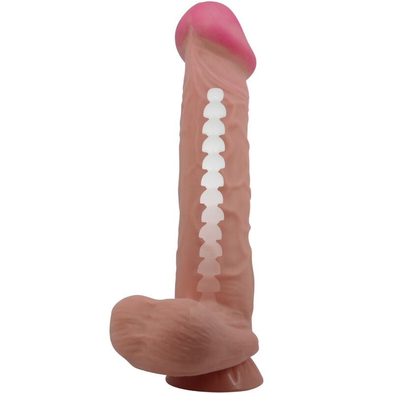 Pretty Love - Gode XXL Ultra-Réaliste Marron avec ventouse - 26 cm