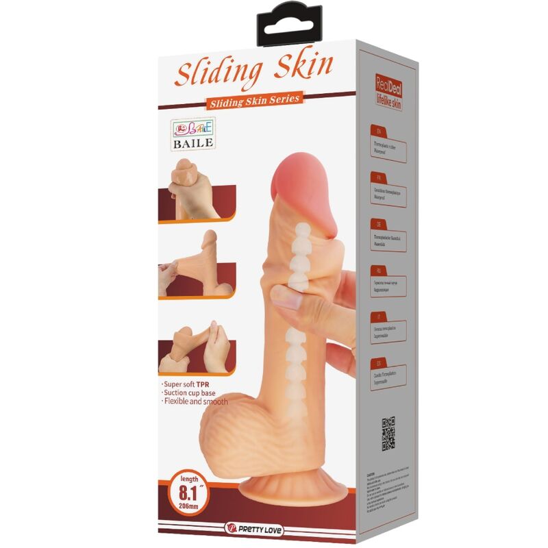 Pretty Love - Gode Michet Réaliste XL avec ventouse - 21,8 cm