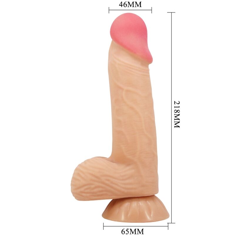 Pretty Love - Gode Michet Réaliste XL avec ventouse - 21,8 cm