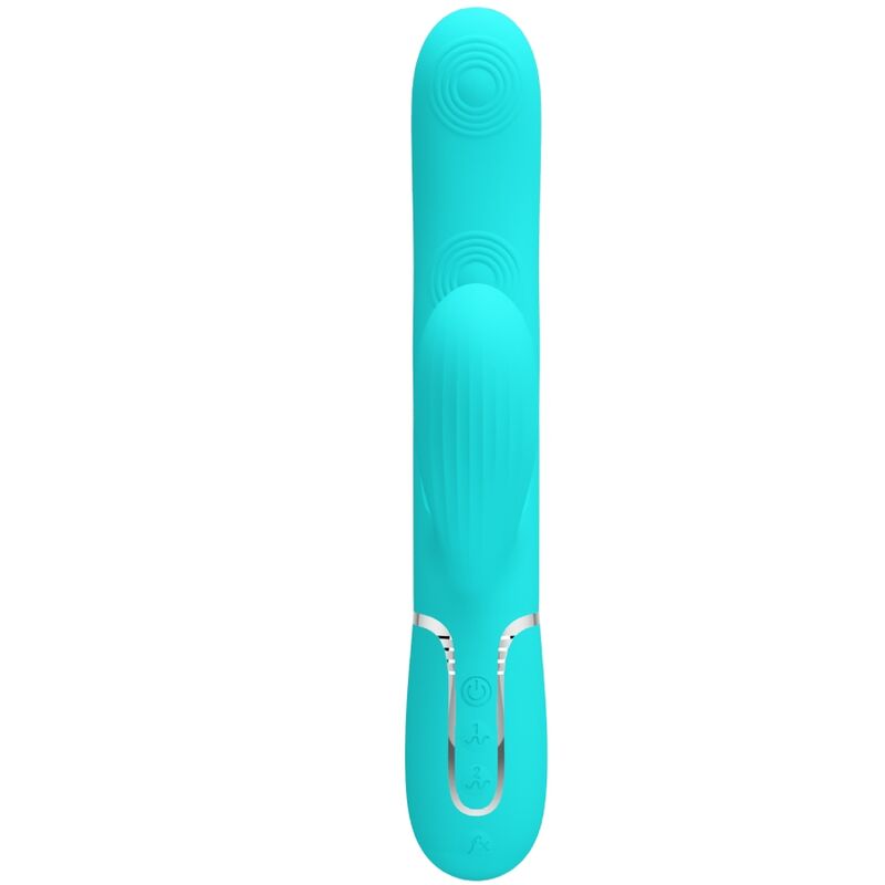 Pretty Love – Vibromasseur Rabbit Stimulateur Point G et Clitoris Bleu