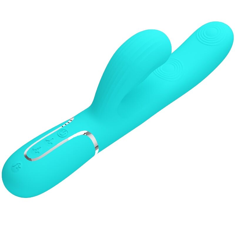 Pretty Love – Vibromasseur Rabbit Stimulateur Point G et Clitoris Bleu