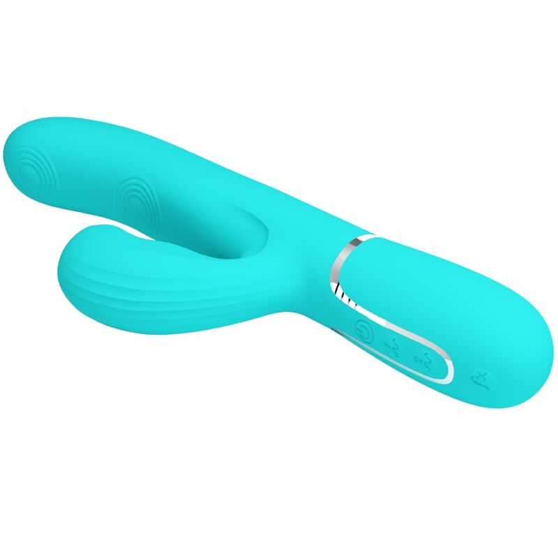 Pretty Love – Vibromasseur Rabbit Stimulateur Point G et Clitoris Bleu