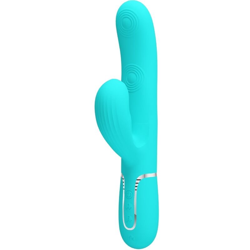 Pretty Love – Vibromasseur Rabbit Stimulateur Point G et Clitoris Bleu
