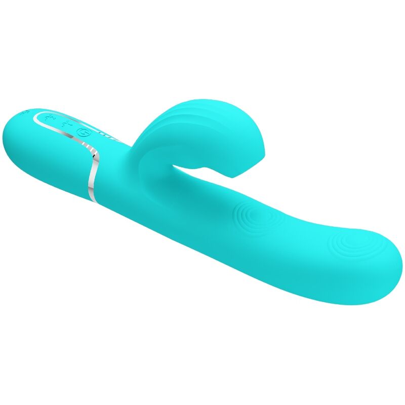 Pretty Love – Vibromasseur Rabbit Stimulateur Point G et Clitoris Bleu