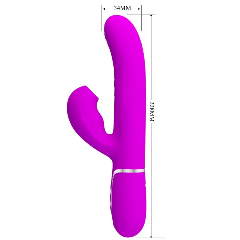 Pretty Love – Vibromasseur Rabbit Stimulateur Point G et Clitoris Violet