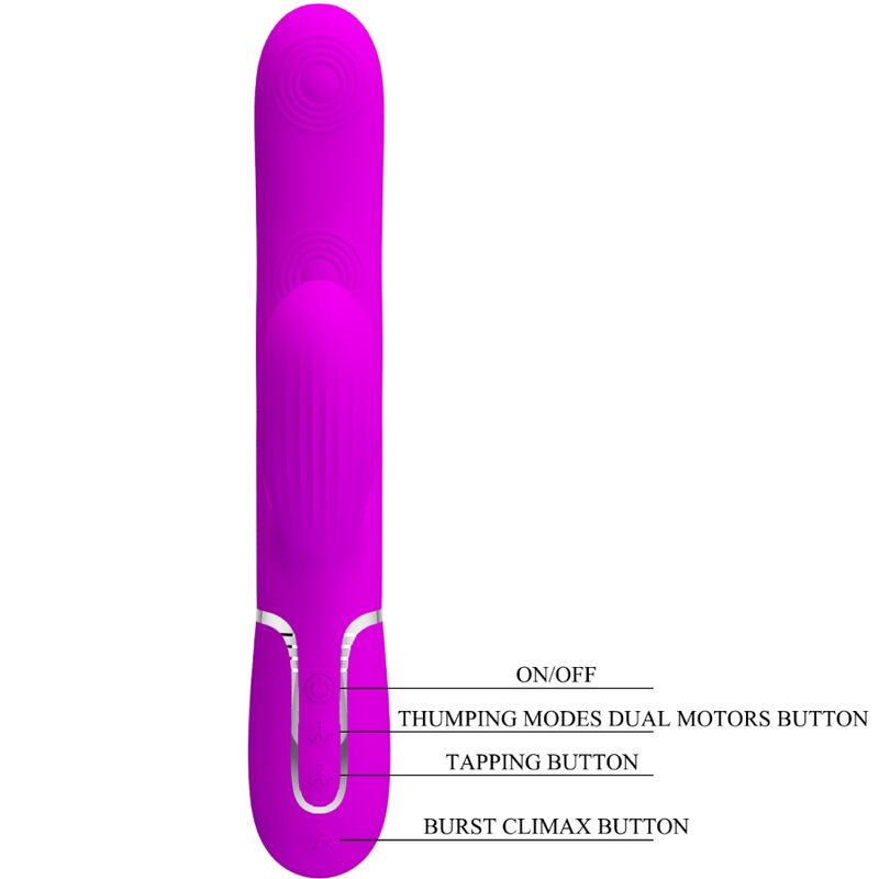 Pretty Love – Vibromasseur Rabbit Stimulateur Point G et Clitoris Violet