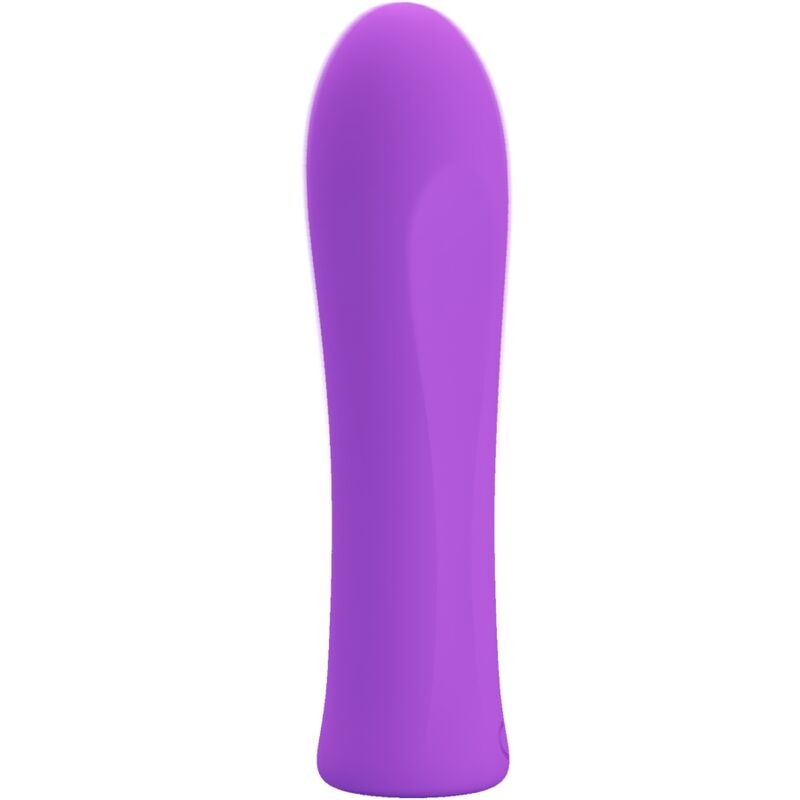 Pretty Love Mini Vibromasseur Alfreda avec 12 Modes de Vibrations en Silicone Violet