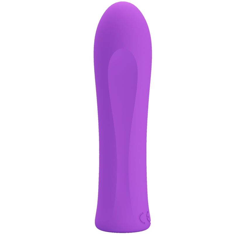 Pretty Love Mini Vibromasseur Alfreda avec 12 Modes de Vibrations en Silicone Violet