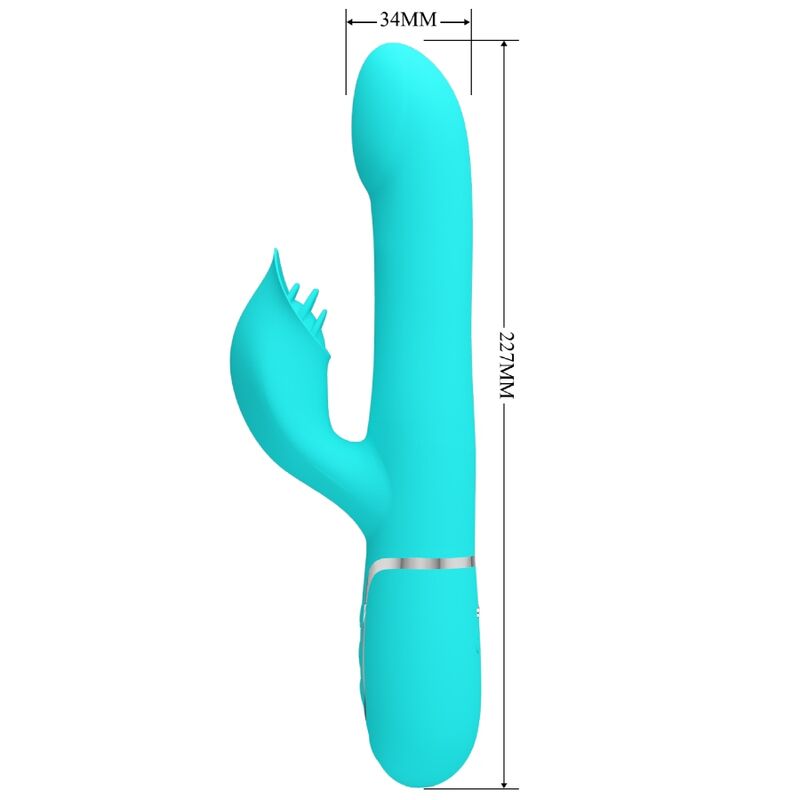 Pretty Love – Vibromasseur Rabbit Coale Multifonction 4 en 1 Violetdre