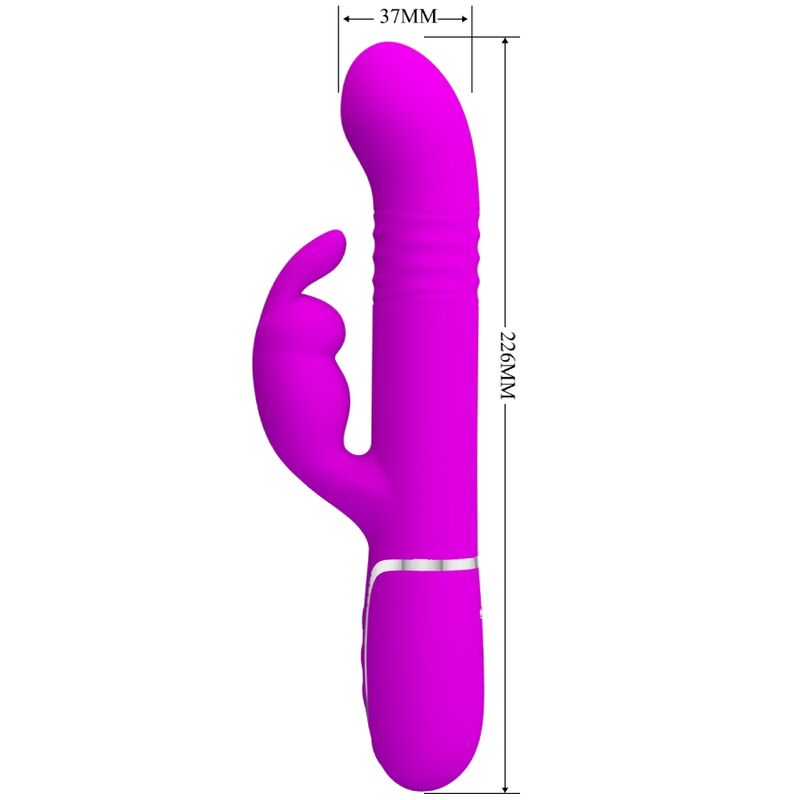 Pretty Love – Vibromasseur Rabbit Coale Multifonction 4 en 1 Violet