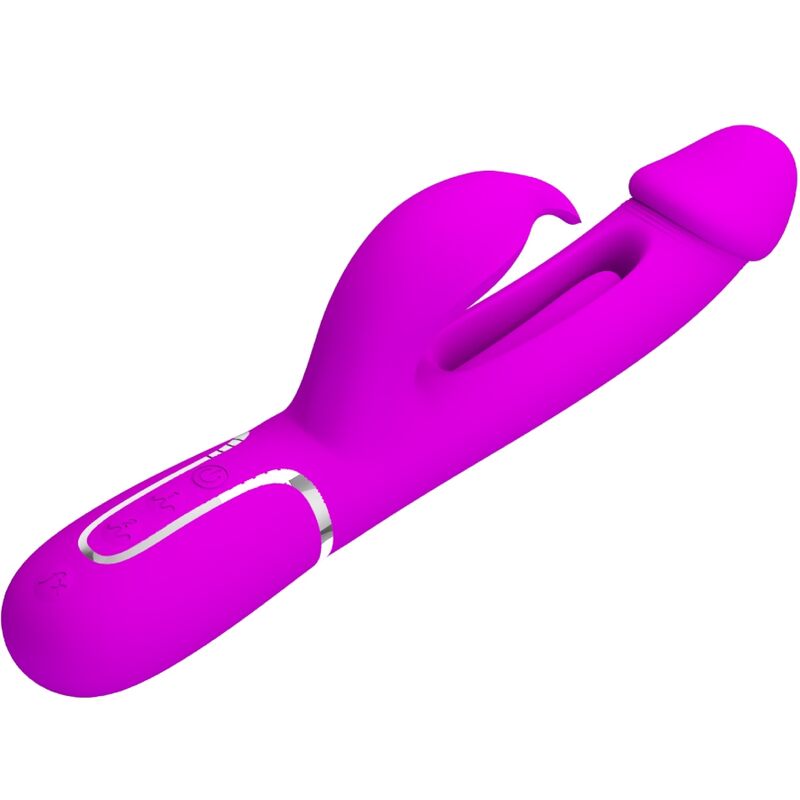 Pretty Love – Stimulateur Rabbit Multifonction 3 en 1 Dejon Fuchsia