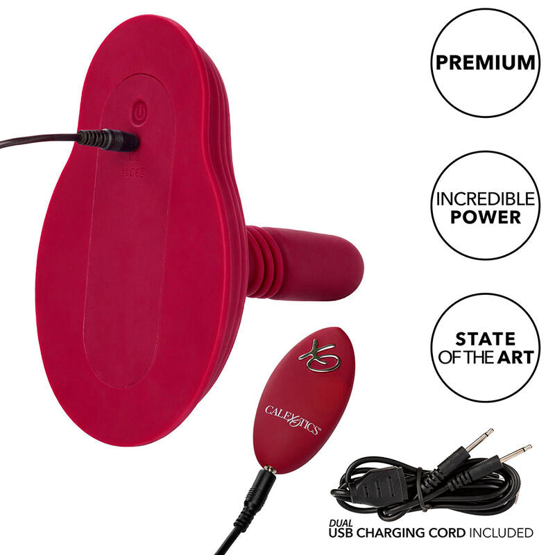 Masseur Dual Rider Remote Control Rouge - CalExotics
