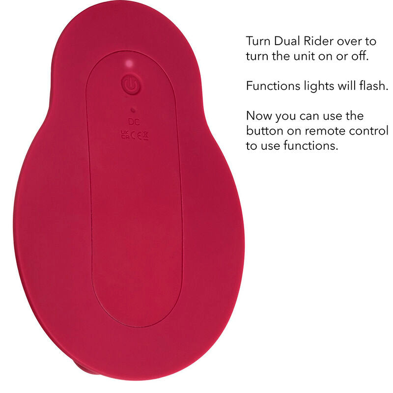 Masseur Dual Rider Remote Control Rouge - CalExotics