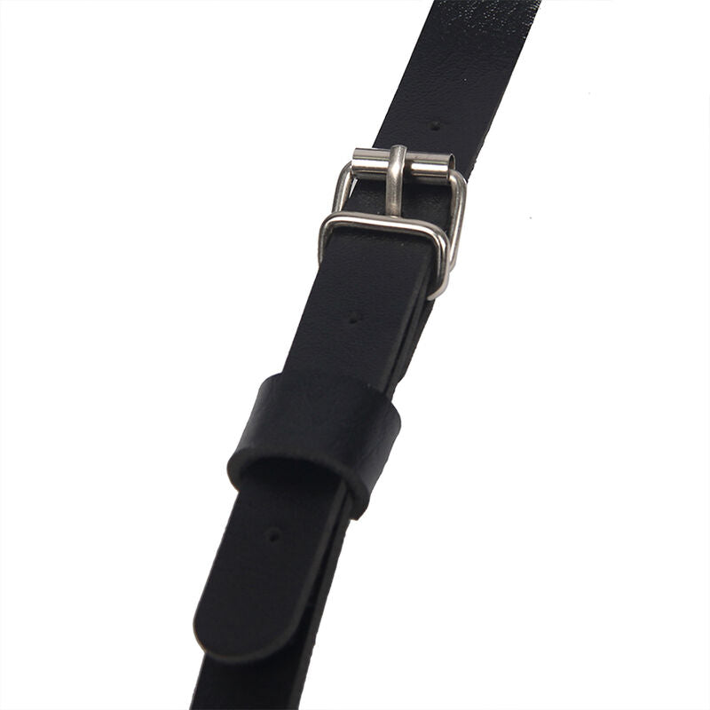 Subblime - harnais corps sangles ajustables cuir noir taille unique
