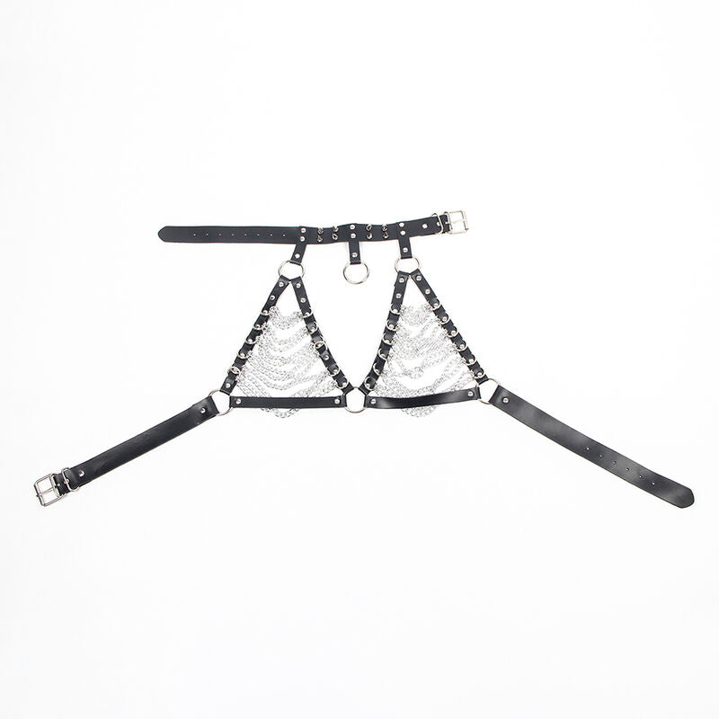 Subblime - soutien-gorge harnais et collier avec chaîne s taille unique