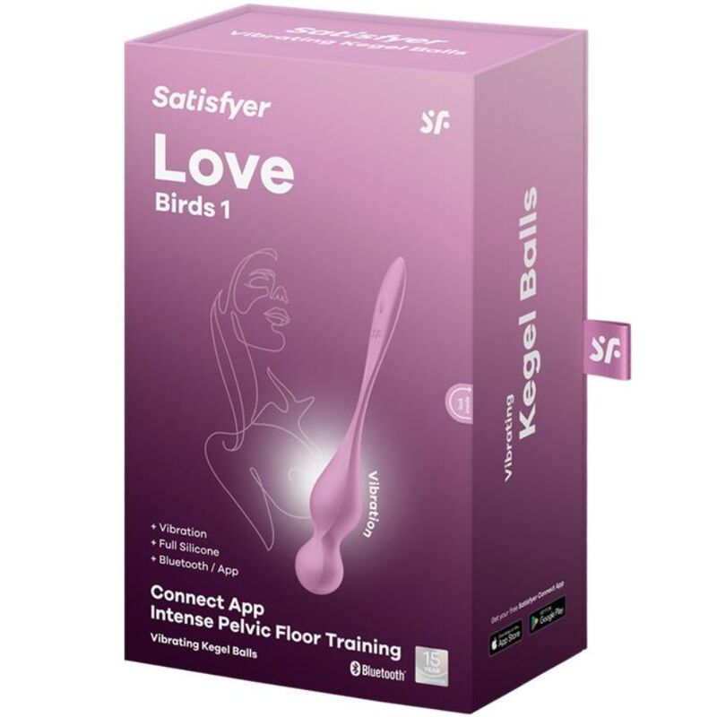 Satisfyer - Boules de Geisha Vibrantes Love Birds 1 - Rose