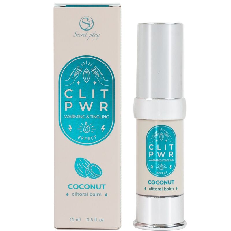 Secret Play - Baume stimulant pour clitoris Clit Pwr Noix de coco - 15 ml