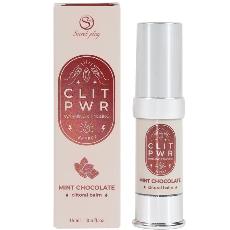 Secret Play - Baume stimulant pour clitoris Clit Pwr Menthe / Chocolat - 15 ml