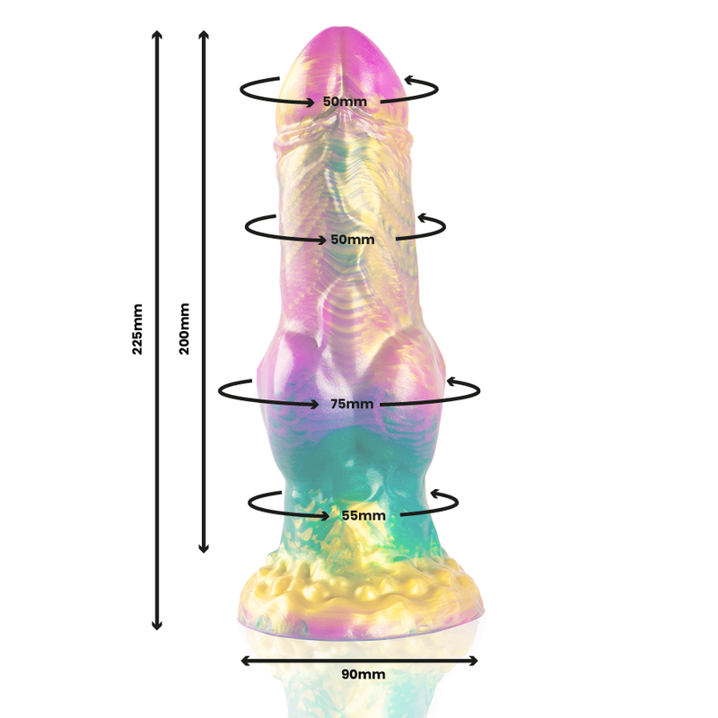 Epic - Dildo Fantaisie Créature Mythologique Grecque Iris - Arc-en-ciel