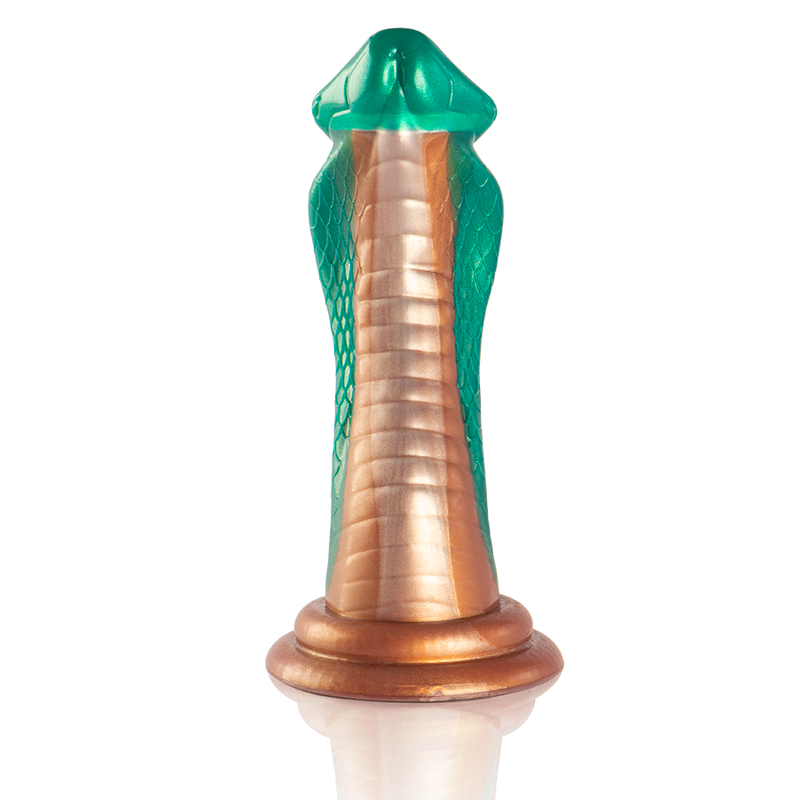 Epic – Gode Python Cobra Vert, Design Écailleux Fantaisie