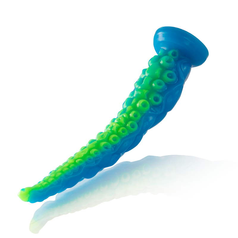 Epic - Gode ventouse tentacule petite taille Scylla - Phosphorescent