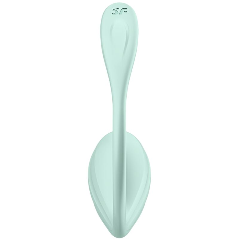 Satisfyer - Œuf Vibrant Connecté & Waterproof Smooth Petal - Vert