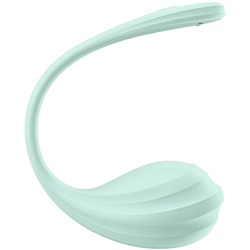 Satisfyer - Œuf Vibrant Connecté & Waterproof Smooth Petal - Vert