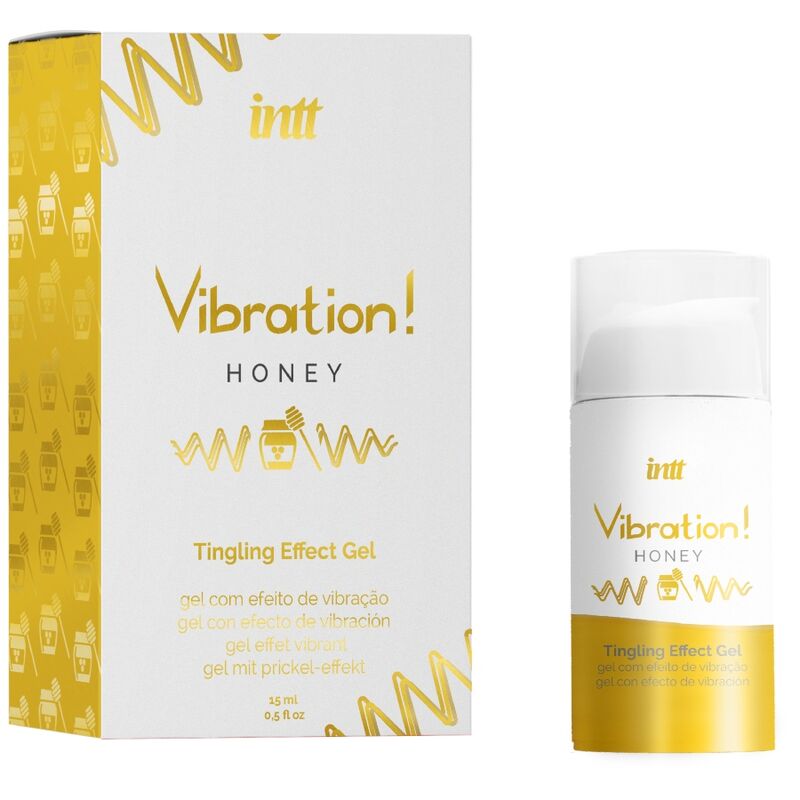 Intt - Gel Stimulant à Effet vibrant Miel Vibration! - 15 ml