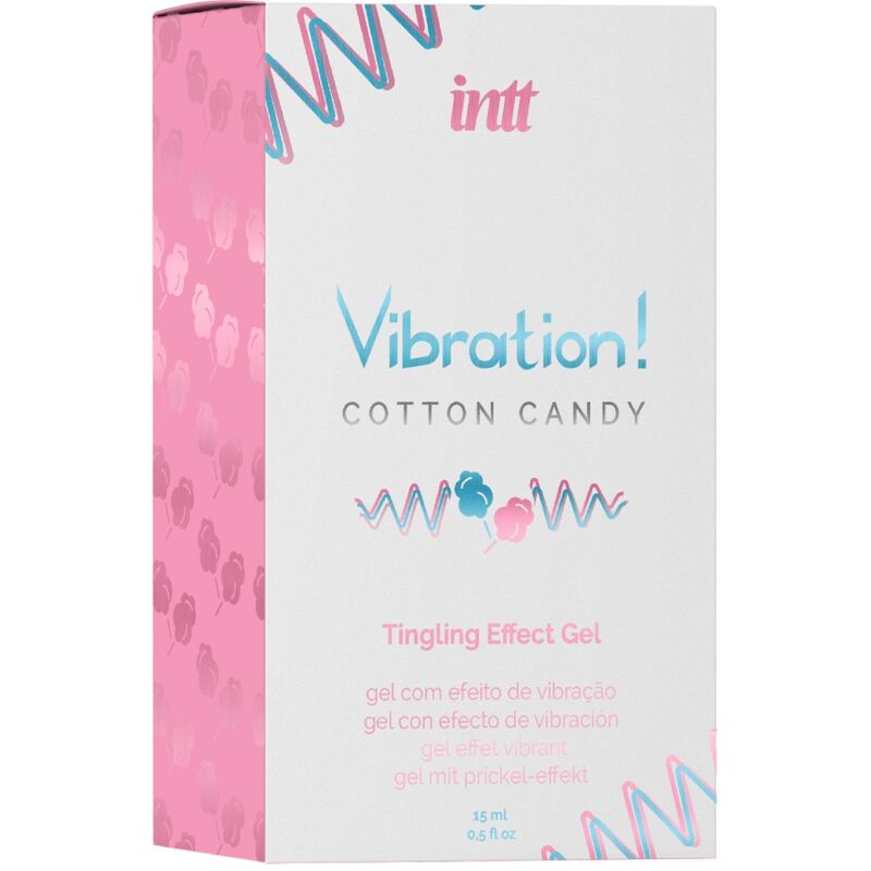 Intt - Gel Stimulant à Effet vibrant Barbe à Papa Vibration! - 15 ml