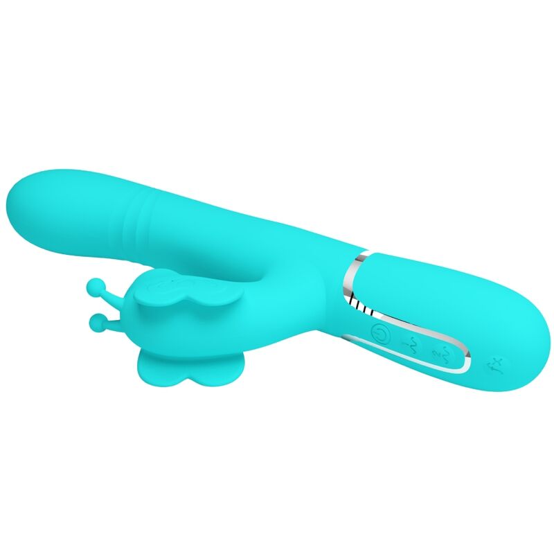 Pretty Love – Stimulateur Rabbit Papillon Multifonction 4 en 1 Vert