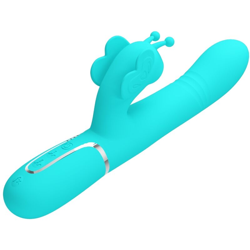Pretty Love – Stimulateur Rabbit Papillon Multifonction 4 en 1 Vert