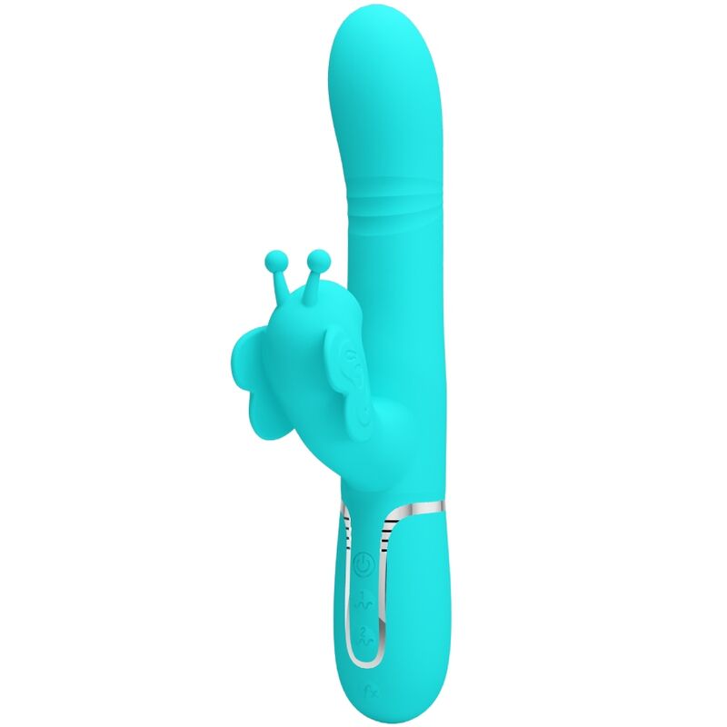 Pretty Love – Stimulateur Rabbit Papillon Multifonction 4 en 1 Vert