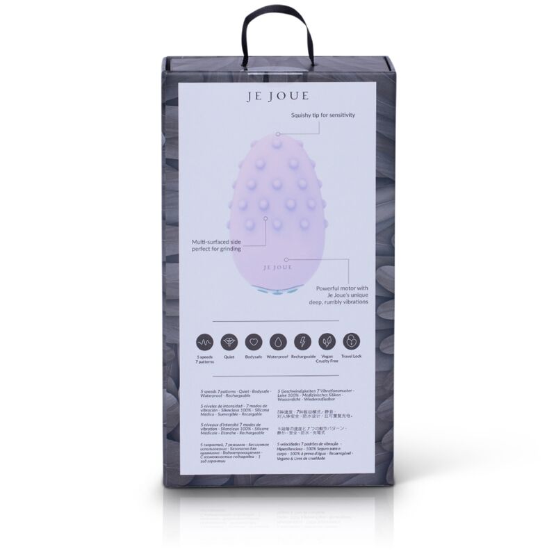 Je Joue - Galet Vibrant Texturée Mimi Deux - Violet