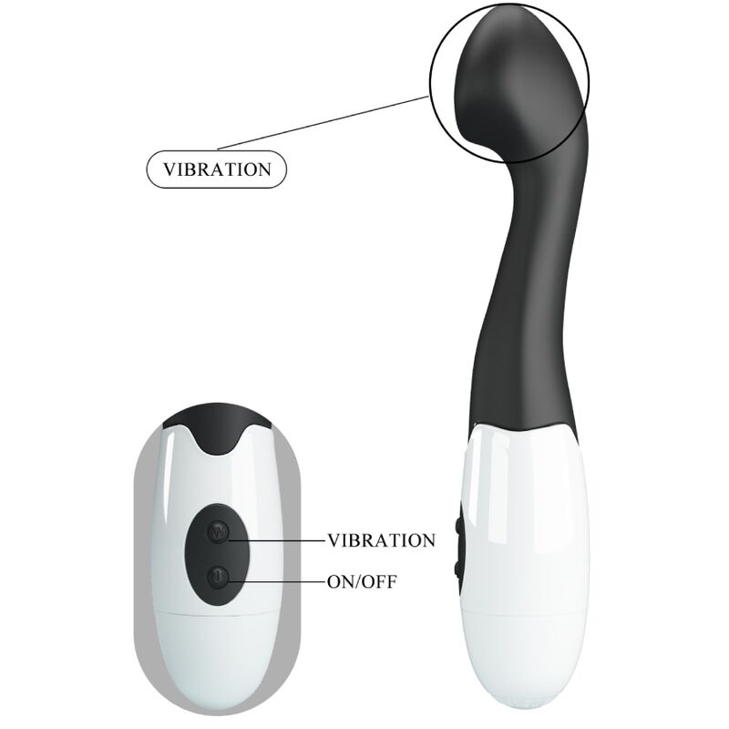 Pretty love - charles vibrateur point g 30 modes noir