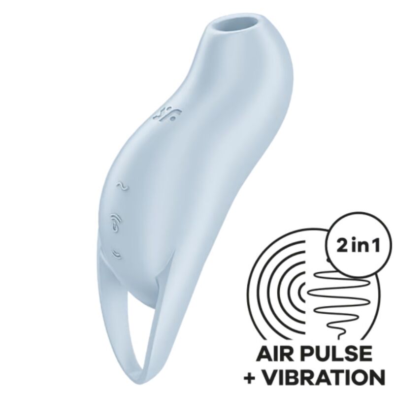 Satisfyer - Stimulateur Clitoris à Air Pulsé Pocket Pro 1 - Bleu