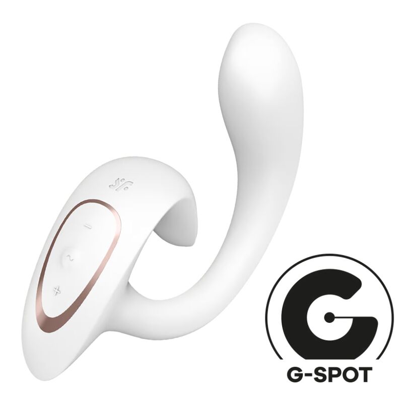 Satisfyer - Vibromasseur Double Stimulation G for Goddess 1 - Blanc