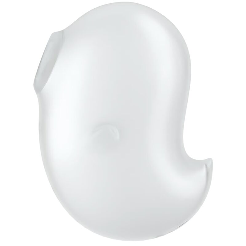 Satisfyer - Vibromasseur Clito Compact Cutie Ghost - Blanc