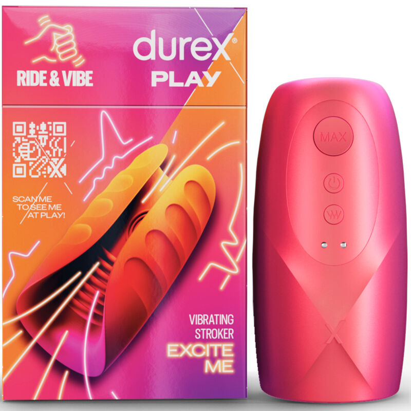 Durex - Masturbateur Sensoriel Play Ride & Vibe - Rose