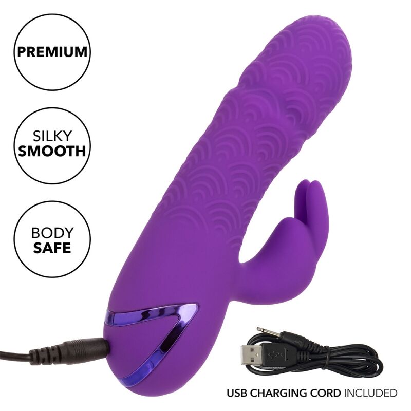 Calexotics – Vibromasseur Rabbit Étanche Mini Manhattan Beach Marvel Violet