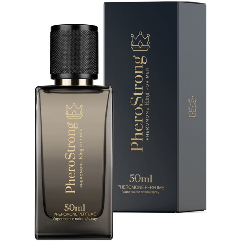 PheroStrong - Parfum avec Phéromones Homme King - 50 ml