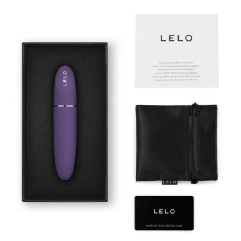 LELO - Mini Vibromasseur Rouge à Lèvres de Voyage Mia 3 - Violet