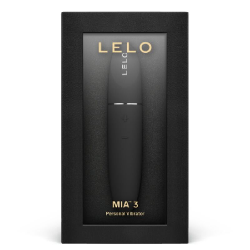 LELO - Mini Vibromasseur Rouge à Lèvres de Voyage Mia 3 - Noir