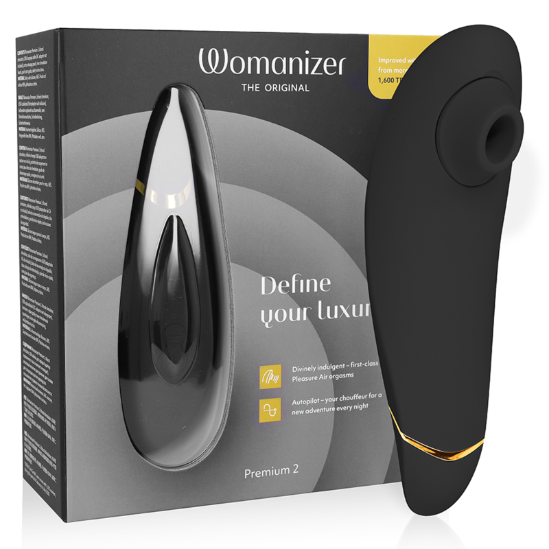 Womanizer - Premium 2 Stimulateur clitoridien | Noir