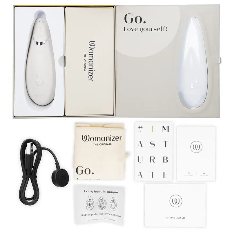 Womanizer - Premium 2 Stimulateur clitoridien | Gris chaud