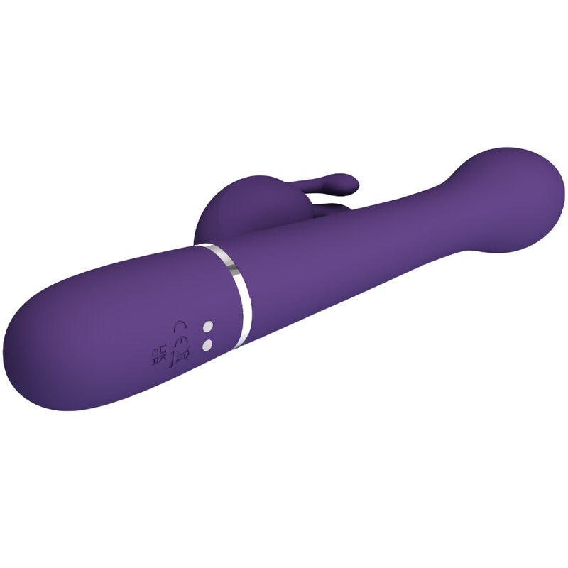 Pretty Love – Stimulateur Rabbit Multifonction 3 en 1 Dejon Violet
