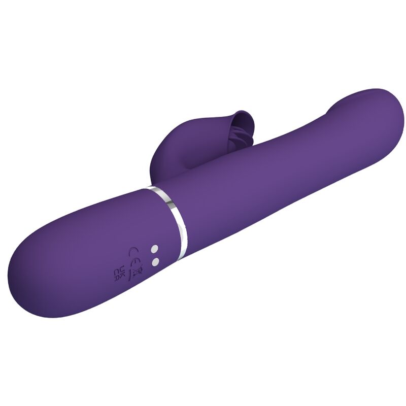 Pretty Love – Vibromasseur double stimulation multifonction 4 en 1 – Violet