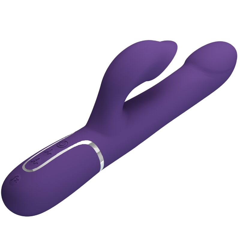 Pretty Love – Vibromasseur double stimulation multifonction 4 en 1 – Violet