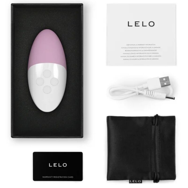 LELO – Galet Vibrant pour la Stimulation du Clitoris SIRI 3 – Rose