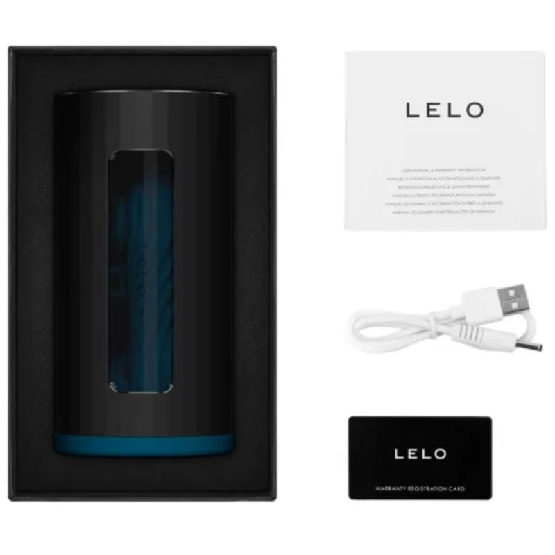 LELO - Masturbateur Masculin F1S V3 Contrôlé par l’IA - Bleu