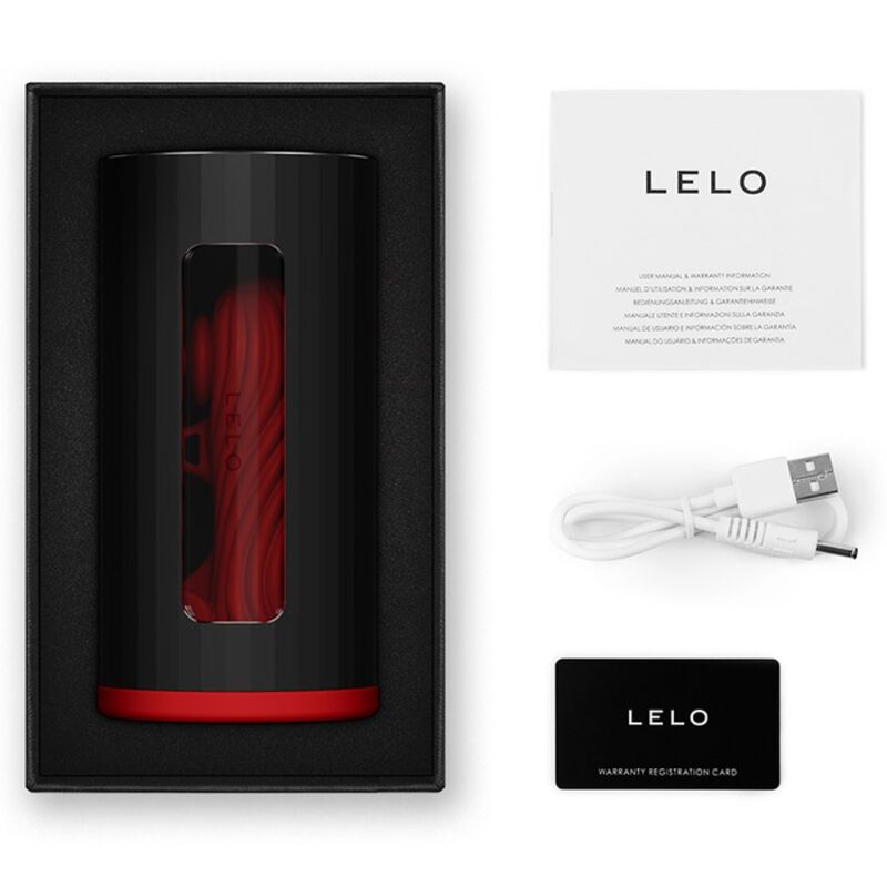 LELO - Masturbateur Masculin F1S V3 Contrôlé par l’IA - Rouge